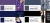 Костюмная ткань "Элис" 18-3921, 200 гр/м2, шир.150см, цвет голубика - купить в Тамбове. Цена 303.10 руб.