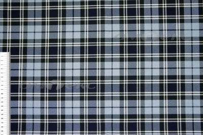 Ткань костюмная клетка Т7274 2004, 220 гр/м2, шир.150см, цвет т.синий/гол/бел - купить в Тамбове. Цена 