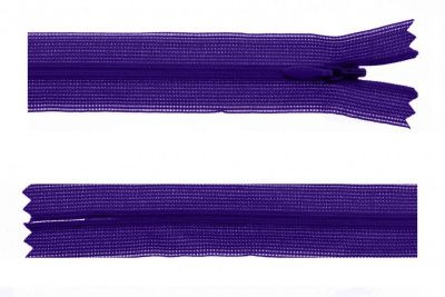 Молния потайная Т3 866, 50 см, капрон, цвет фиолетовый - купить в Тамбове. Цена: 8.62 руб.