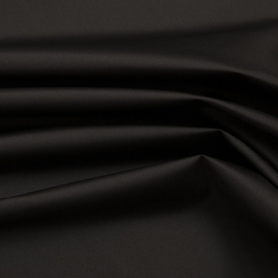 Курточная ткань Дюэл (дюспо), PU/WR/Milky, 80 гр/м2, шир.150см, цвет чёрный - купить в Тамбове. Цена 141.80 руб.