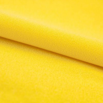 Креп стрейч Амузен 12-0752, 85 гр/м2, шир.150см, цвет жёлтый - купить в Тамбове. Цена 194.07 руб.