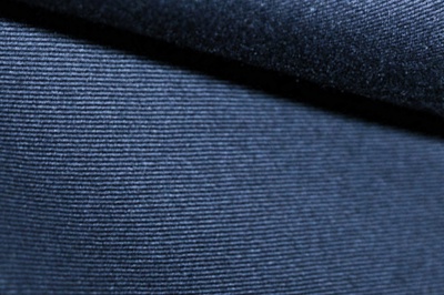 Ткань костюмная 8874/3, цвет темно-синий, 100% полиэфир - купить в Тамбове. Цена 433.60 руб.