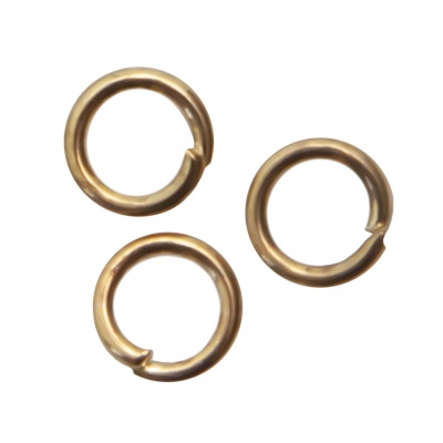 Кольцо  соединительное для бижутерии 4 мм, цв.-золото - купить в Тамбове. Цена: 0.41 руб.