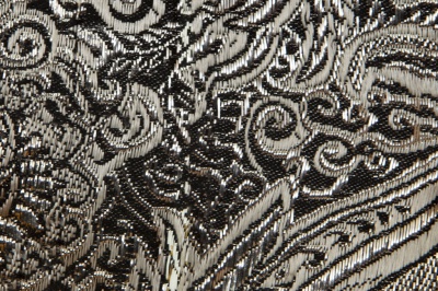 Ткань костюмная жаккард №11, 140 гр/м2, шир.150см, цвет тем.серебро - купить в Тамбове. Цена 383.29 руб.