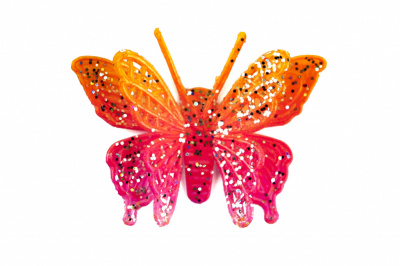 Бабочка декоративная пластиковая #10 - купить в Тамбове. Цена: 7.09 руб.