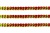 Пайетки "ОмТекс" на нитях, CREAM, 6 мм С / упак.73+/-1м, цв. 96 - красный - купить в Тамбове. Цена: 484.77 руб.