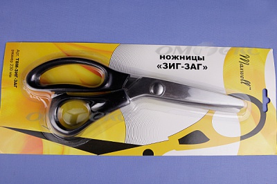 Ножницы ЗИГ-ЗАГ "MAXWELL" 230 мм - купить в Тамбове. Цена: 1 041.25 руб.