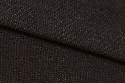 Ткань джинсовая №96, 160 гр/м2, шир.148см, цвет чёрный - купить в Тамбове. Цена 350.42 руб.