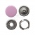 Кнопка рубашечная (закрытая) 9,5мм - эмаль, цв.003 - розовый - купить в Тамбове. Цена: 5.74 руб.