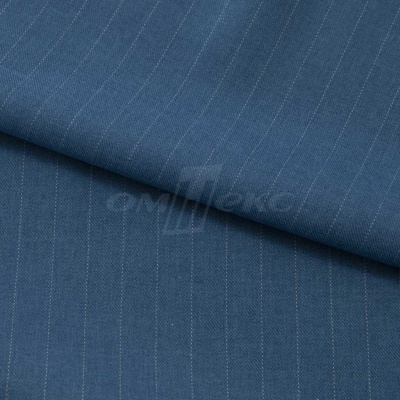 Костюмная ткань "Жаклин", 188 гр/м2, шир. 150 см, цвет серо-голубой - купить в Тамбове. Цена 430.84 руб.