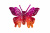 Бабочка декоративная пластиковая #10 - купить в Тамбове. Цена: 7.09 руб.