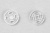 Кнопки пришивные пластиковые 11,5 мм, блистер 24шт, цв.-прозрачные - купить в Тамбове. Цена: 59.44 руб.