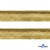 Кант атласный 136, шир. 12 мм (в упак. 65,8 м), цвет золото - купить в Тамбове. Цена: 433.08 руб.