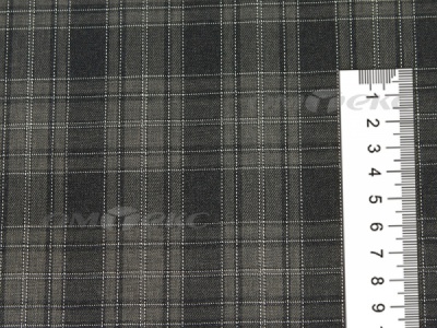 Ткань костюмная клетка 25235 2004, 185 гр/м2, шир.150см, цвет серый/бел - купить в Тамбове. Цена 