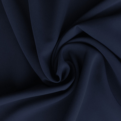 Костюмная ткань "Элис", 220 гр/м2, шир.150 см, цвет т.синий - купить в Тамбове. Цена 308 руб.